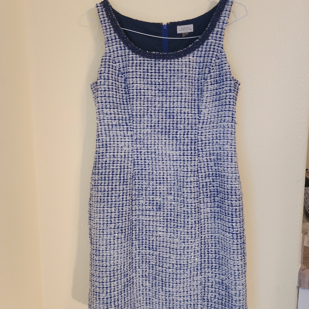Tahari Bouclé Topper Jacket & Sheath Dress - Picture 7 of 15